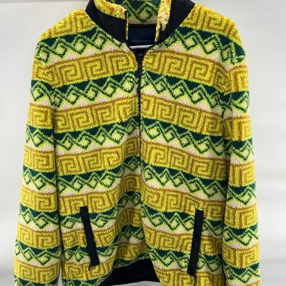 Colorful Geometric Pattern Jacket - Picture 1 of 8